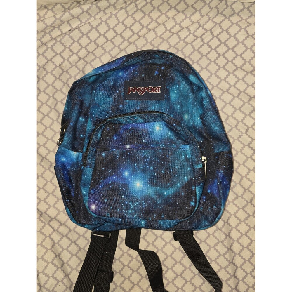 Nwot jansport stars and galaxy mini backpack bookbag purse bag tote!